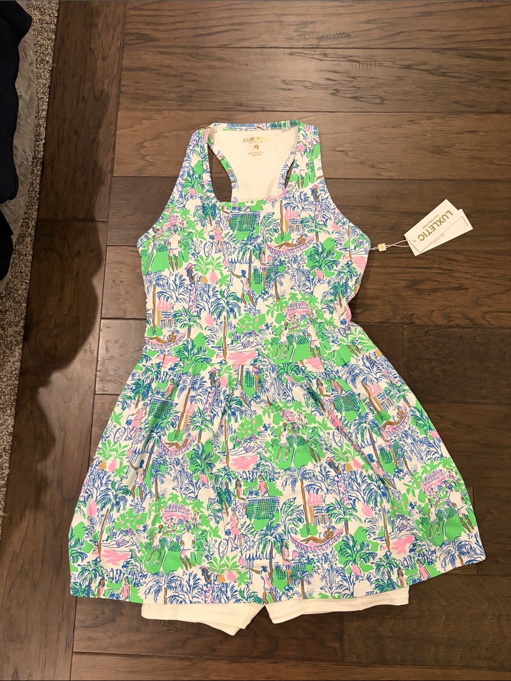 New With Tags Lilly Pulitzer Luxletic Punta Cana Athletic Dress Sz S - Picture 6 of 14